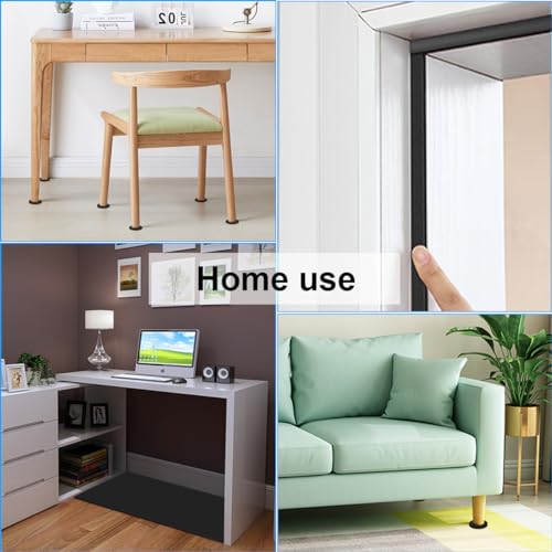 SDLDEER Neopren Schaumstoffplatte Selbstklebende, 300mm(B) x12mm(D) x1.5m(L) Multifunktions Schaumstoff Selbstklebend, Schaumstoffrolle schalldämmung Rutschfest Isolierung Stoßdämpfung, Schwarz