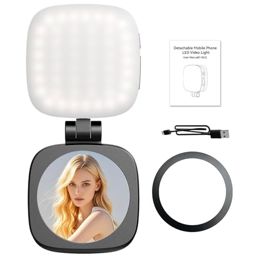 Lampe LED magnétique pour selfie et photographie sur smartphone