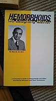 Hemorrhoids No Laughing Matter 0963190806 Book Cover