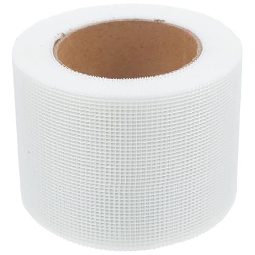 Alipis Cinta de Malla Autoadhesiva 10 Cm X 30 M para Reparación de Paredes, Cinta Antigrietas para Paneles de Yeso, Sellado Resistente para Juntas y Huecos en Obras y Hogar