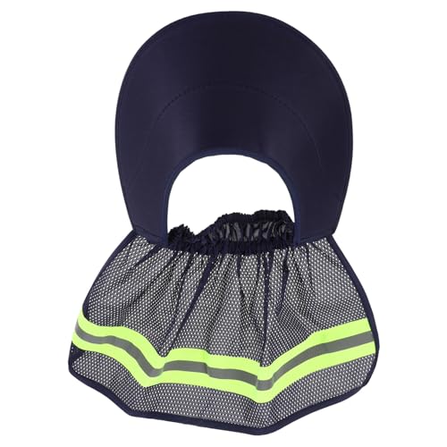 DOITOOL Protezione Solare per Casco da Visiera Ampia e Traspirante con Rete Sottile Uv Accessorio per Costruzione Giardinaggio e Lavori Esterni