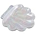 Cabilock Gioielli in Ceramica Piatto Conchiglia A Forma di Anello di Supporto da Dessert Che Serve Piatti da Tavolo Decorativo Centrotavola per La Cerimonia Nuziale Anelli Collane