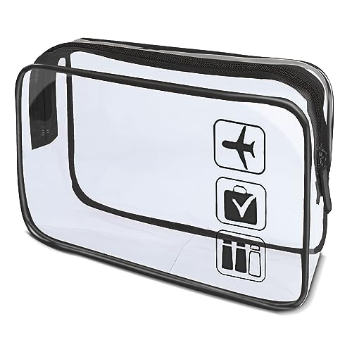 White Ze Bolso Claro del Inodoro, Bolso cosmético del...