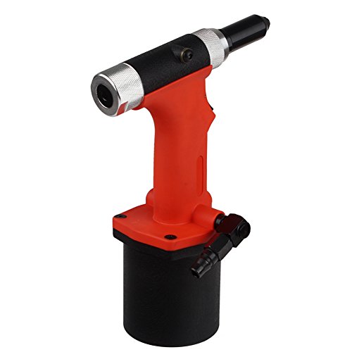 SHININGEYES Heavy Duty Air/Hydraulic Rivet Gun Professional Riveting Tool 1/4" air Power Tool no Self Suction Style (No- Self-Suction Style) - Thumbnail 5