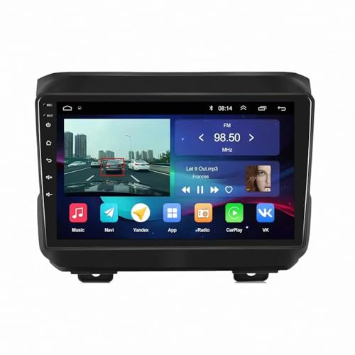 Autoradio GPS Camping Car Jeep Wrangler JL écran tactile HD fluide