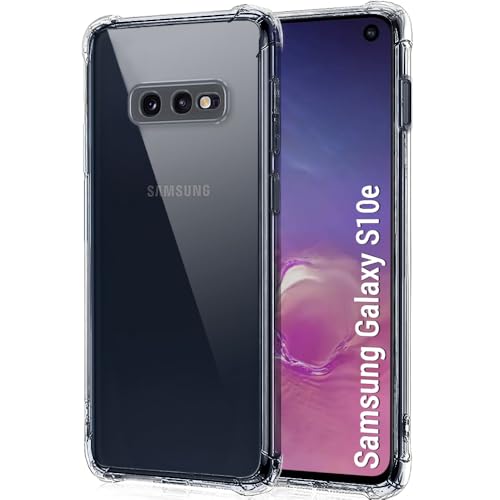 Image of TheGiftKart Transparent Crystal Clear Back Cover Case for Samsung Galaxy S10E | Shockproof Soft TPU Case | Cushioned Edges for Ultimate Protection Back Cover Case (TPU, Transparent)
