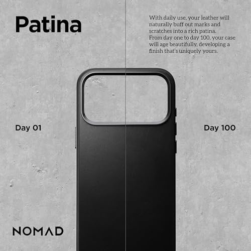 Étui en Cuir iPhone 17 Pro Max Nomad Premium Noir MagSafe - 3