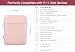 Dadanism 9-11 Inch Tablet Sleeve Bag Padded Carrying Case, Pink