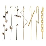 Bequem und nicht allergisch: aus Kupfer wird nicht verblassen, langlebig und kann für eine lange Zeit verwendet werden. Die Oberfläche der Ohrwickel ist hochglanzpoliert, glatt und angenehm zu tragen, ohne die Ohren zu verletzen.