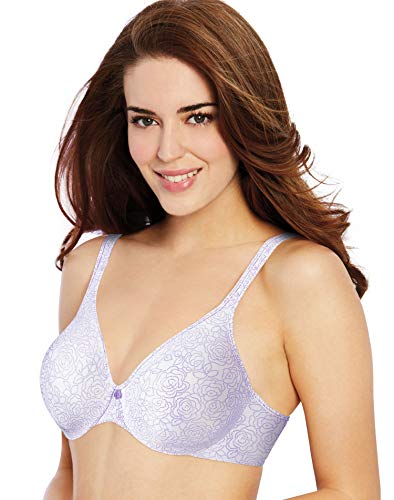 Bali Women's Passion For Comfort Underwire Bra, Lilac Rose Link Print, 40D
