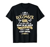 I Am A December Girl T-Shirt Womens Birthday Gifts Shirt T-Shirt