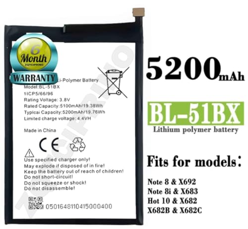 Image of Original BL-51BX Battery for Infinix Note 8 X692 / Note 8i X683 / Hot 10 X682 / X682B / X682C Battery with 6 Month Warranty**** (R21)