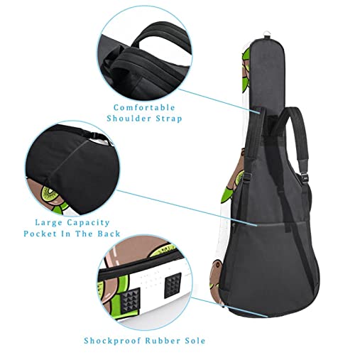 Hondank Étui de protection rembourré pour guitare acoustique classique Motif dinosaure avec paume et cactus, Multicolore… - Les Beatles, Paul McCartney, John Lennon, RIngo Starr, George Harrison Hondank Étui de protection rembourré pour guitare acoustique classique Motif dinosaure avec paume et cactus, Multicolore… – Image 4