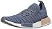 adidas Originals NMD_r1 Stlt PK Chaussures de Course pour Femme - Bleu - Acier Brut Perle de frêne Blanc, 37 1/3 EU