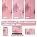 Yancorp Pink Curtains for Bedroom Living Room Thermal Insulated Kids Curtain Hollow-Out Star Window Nursery Curtain 63 inches Length Room Darkening Grommet(Pink,52 * 63),1 Panel