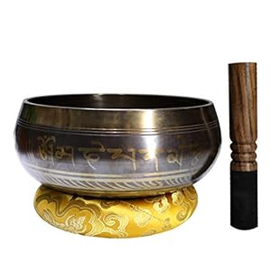 Boeddha Sound Bowl Tibetaanse Singing Bowl Set Chanting Bowl, Boeddhisme Meditatie Boeddha Sound Therapy Bowl Set, Healing En Mindfulness, Metallic