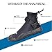 WYYHAA 3mm Neoprene Split Toe Surf Boots – Lightweight Anti-Slip Water Shoes with Durable Rubber Sole, Quick Dry, Adjustable Strap for Snorkeling, Diving & Beach Sports,12