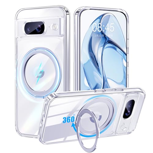 �y�ČRMIL�K�i�EMagsafe�Ή��zGoogle Pixel 8 �p �P�[�X MagSafe�Ή� �����O360°��]�X�^���h�@�\ �c�����Ή� ���� ���΂ݖh�~ ���C�����X�[�d �s�N�Z��8 �X�}�z�P�[�X �����Y�ی� �ϏՌ� �g�уJ�o�[ �O�[�O���s�N�Z��8 