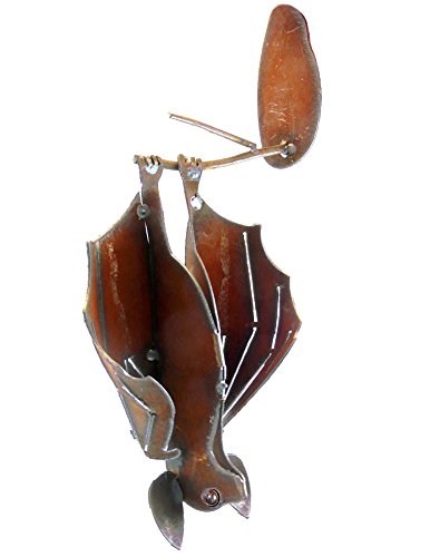 Modern Artisans Hanging Garden Bat, American Handmade : Open Wings, Facing Right