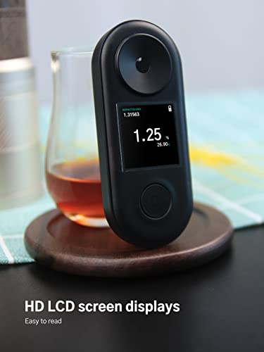 Difluid R2 Extract Coffee Tds Refractometer, Multi-Test Modes & Ota Updates Difluid Café App With Range 0-30%, Precision 0.02%,Resolution 0.01%,Accuracy 0.03% Tds, Rechargeable, Portable #TOP4