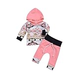 Baby Mädchen Trainingsanzug Set mit , weiches Fleece, Jogger-Outfit, lässiger Winterpullover mit Leopardenmuster elastischem Bund für Säuglinge Kleinkinder Baby Set Neugeborene Kleidung (18-24 Months)