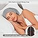 4Pcs Silk Satin Lined Sleep Cap Bonnets for Women Men, Adjustable Satin Bonnet for Sleeping Hair Wrap Slouchy Beanie Hat for Curly Hair and Braids