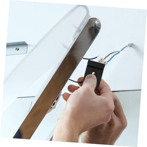 Image of 1set Heavy Duty Stainless Steel Mirror Clips Versatile Wall Mounting Hardware for Picture Hangers Easy Installation Mirror Hanging Clamps Without Nails Suitable for Various