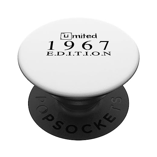 Edición limitada 1967 Cumpleaños 1967 Vintage 1967 PopSockets PopGrip Intercambiable
