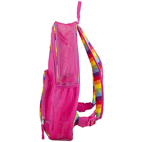 Eastsport Diamond Mesh Backpack - Pink3