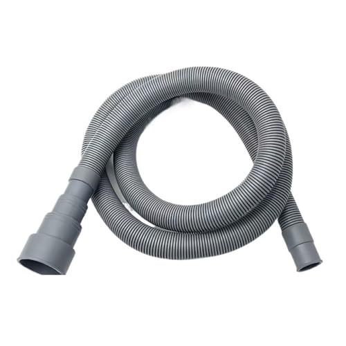 Extensión de manguera residuos for lavavajillas, tubo drenaje 100/150/200cm con abrazaderas, accesorios lavado(2m 1pc)