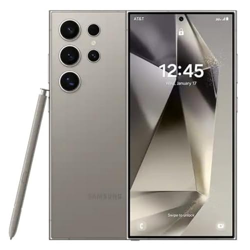 SAMSUNG Galaxy S24 Ultra 5G Factory Unlocked (Renewed) (512GB, Titanium Gray)