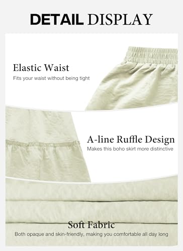 CZYINXIAN Maxi Skirt for Women - 30% Off, Now $6.99