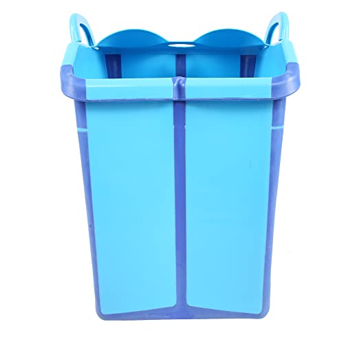 Baño de pies plegable portátil azul cielo miniatura 1