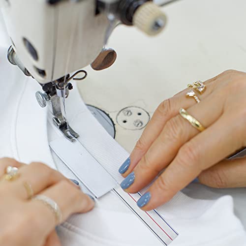 1/4" Seam Diagonal Seam Tapes - 10Yard Each Roll Sewing Basting Tape for Stitching Straight Diagonal Seams Instruction Tool (2Pack)