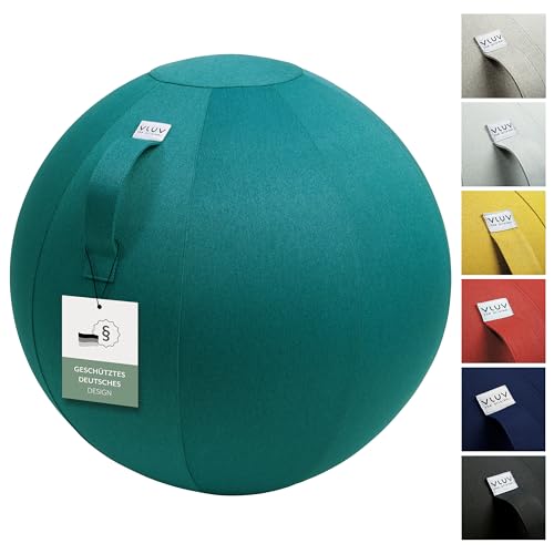 Asiento de plástico en forma de pelota, tela, verde oscuro, 60cm - 65cm