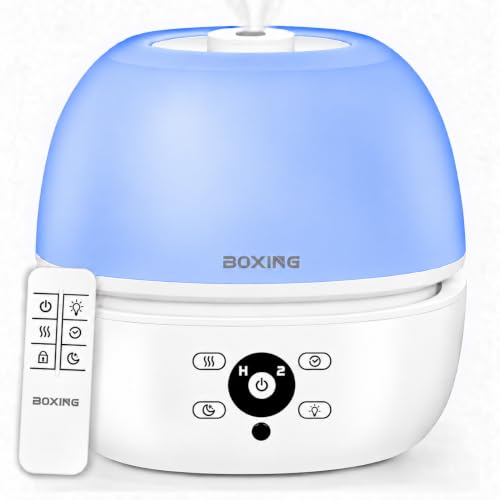 3L-Cool-Mist-Humidifier-for-Bedroom-with-Remote-20dB-Quiet-7-Color-Light 3L Cool Mist Humidifier for Bedroom with Remote, 20dB Quiet, 7-Color Light - Image 1
