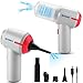 WADEO Mini Aspirateur à Main sans Fil, 3 en 1, Dépoussiéreur Electrique, Souffleur, Pompe à Vide pour PC Portable, Console, Piano, Voiture, Maison, Bureau