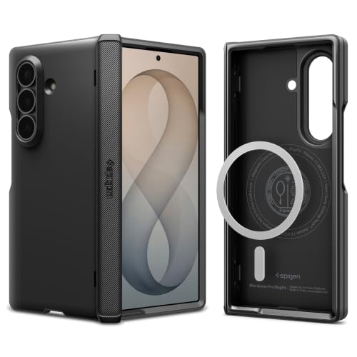Image of Spigen Slim Armor Pro MagFit Case for Samsung Galaxy Z Fold 8 Ultra, Black
