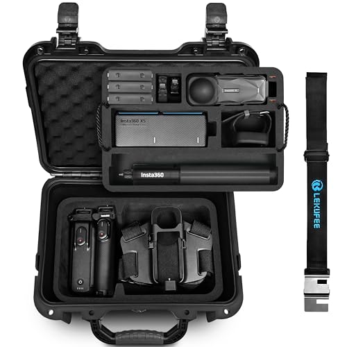 Maleta rígida impermeable Lekufee para Insta360 X5 y accesorios miniatura 1