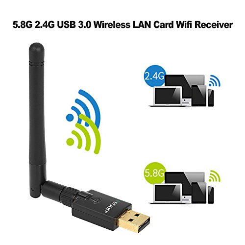 EDUP WiFi Adapter 11AC 600M Dual Band 5.8G 2.4G USB 3.0 Wireless LAN