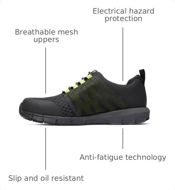 Image of Timberland PRO Men's Radius Composite Safety Toe Athletic Industrial Work Shoe