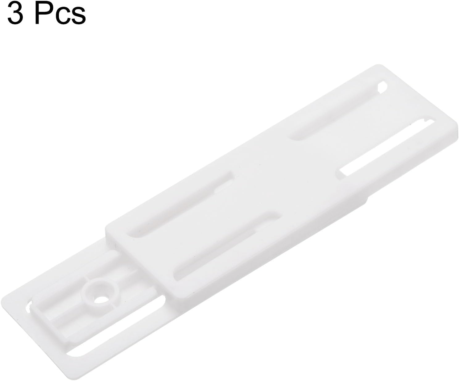 HARFINGTON 3pcs Adhesive Punch-Free Socket Holder, Power Strip Holder, Self-Adhesive Wall Mount Desk Socket Fixer for Remote Control, Router, White