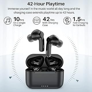 TOZO NC2 Casque sans Fil Hybride à réduction Active du Bruit, Casque avec détection Intra-auriculaire Bluetooth IPX6… - Les Beatles, Paul McCartney, John Lennon, RIngo Starr, George Harrison TOZO NC2 Casque sans Fil Hybride à réduction Active du Bruit, Casque avec détection Intra-auriculaire Bluetooth IPX6… – Image 7