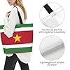 yefan Flag of Suriname Shoulder bag, casual tote bag, unisex, suitable for daily commuting, shopping, and school. #3