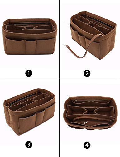 LEXSION Felt Insert Bag Organizer Bag In Bag For Handbag Purse Organizer Fits Speedy Neverful by LEXSION - Image 4