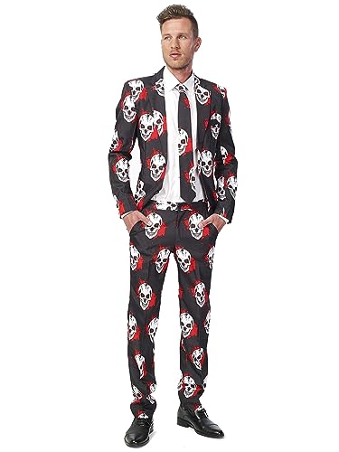 Amazon.com: Suitmeister Men's Party Costume - Halloween Skulls