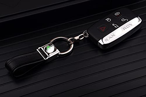 Cadtealir Stainless Steel Leather Keychain Lanyard Clips Ring For Land Rover For Men Woman Accessories Only 1 Pcs,Not 2 #TOP4