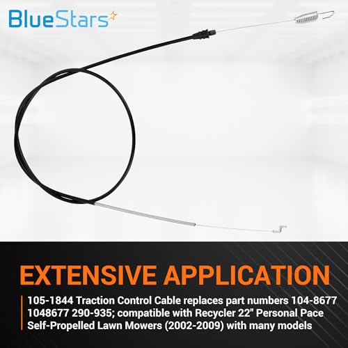 image for BlueStars 105-1844 Traction Control Cable - for Toro Rear Drive Propel