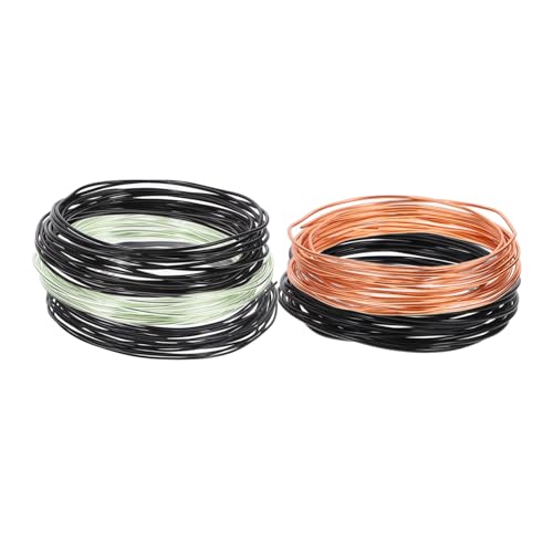 Sosoport 5 Rolls Bonsai Training Wire Aluminum Alloy for Bonsai 3 Sizes 1.0mm 1.5mm 2.0mm Precision Crafted Weatherproof Easy to Use