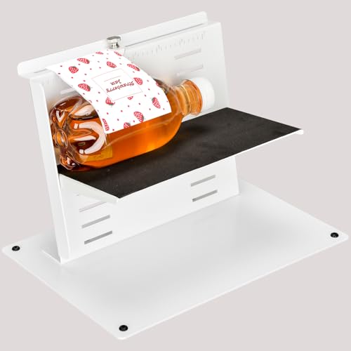 Image of TOPOWN Precise Label Applicator Bottle and Jar-Labeling Tool for Bottle-Essential Tools for Label Makers White
